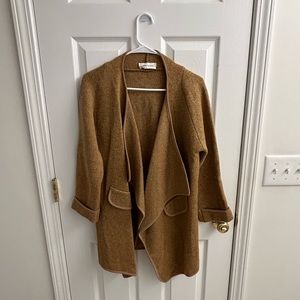 Goodnight Macaroon Brown Blazer-Cardigan - Size S